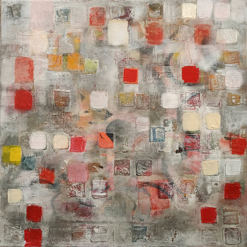 Farbklänge 2 by Martina Kaiser, Painting for Sale on Select