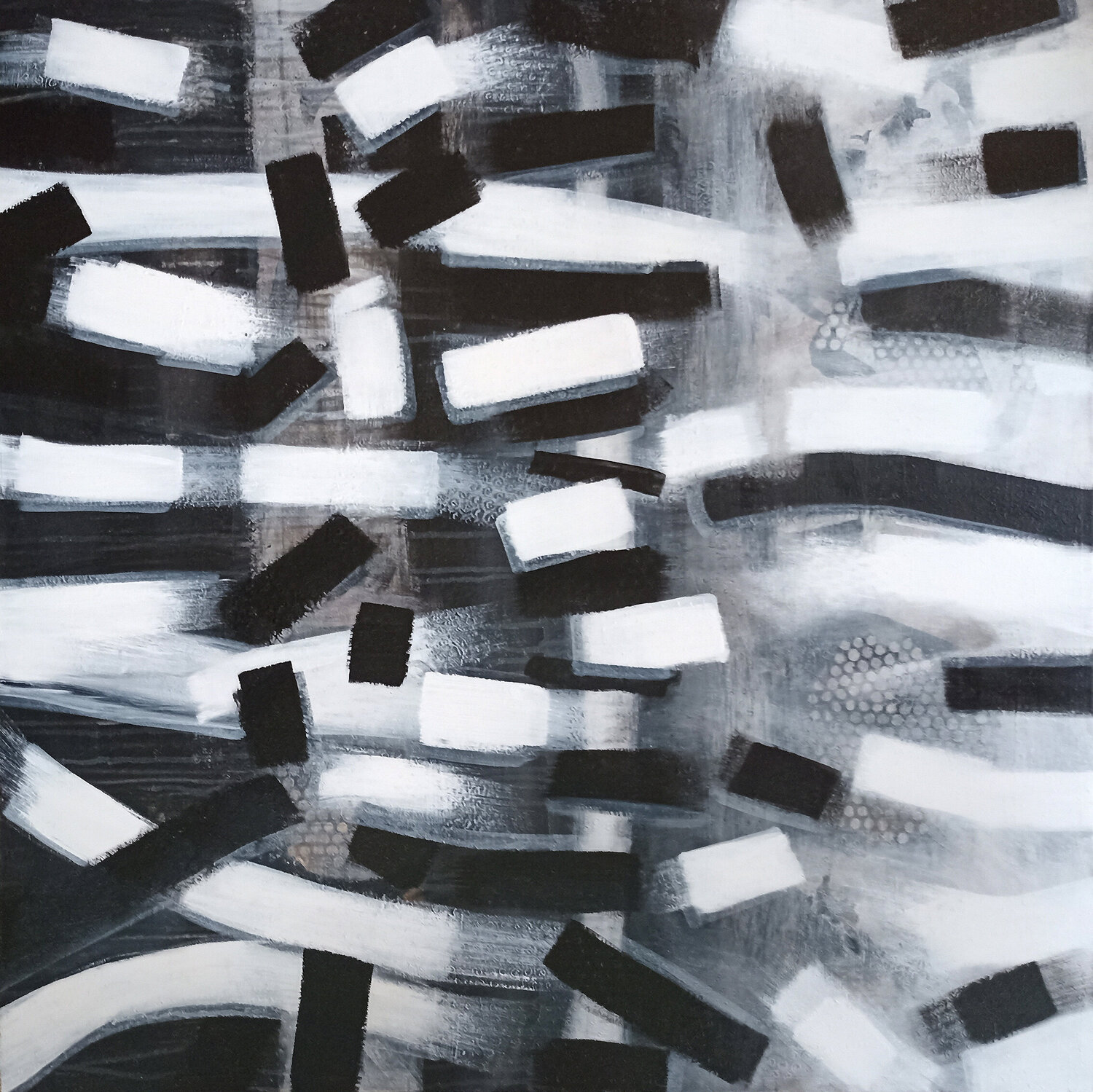 Schwarzweiss Martina Kaiser Original painting for sale