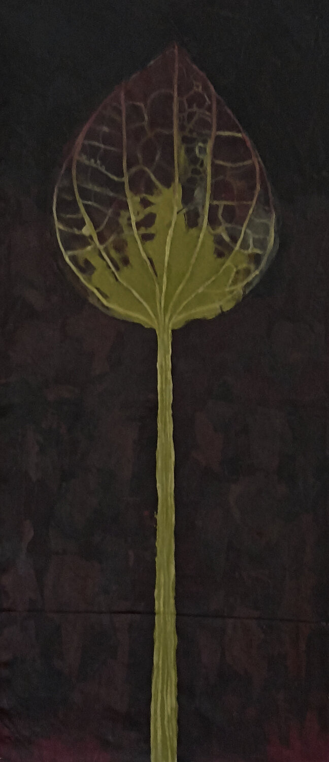 Blatt Martina Kaiser Original painting for sale