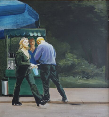 Milch des Westens by Christoph Fischer, Painting for Sale on Select