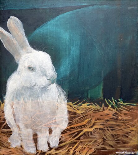 Miras Hase by Christoph Fischer, Painting for Sale on Select