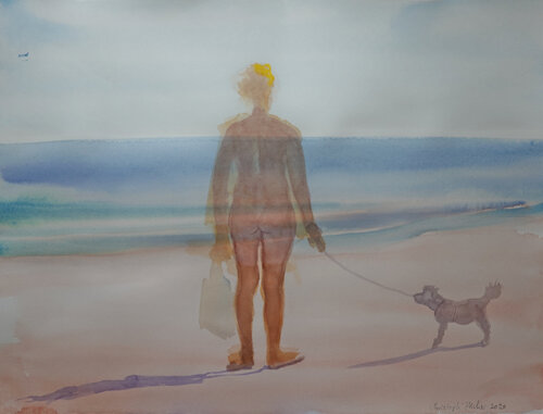 Das Hündchen by Christoph Fischer, Painting for Sale on Select