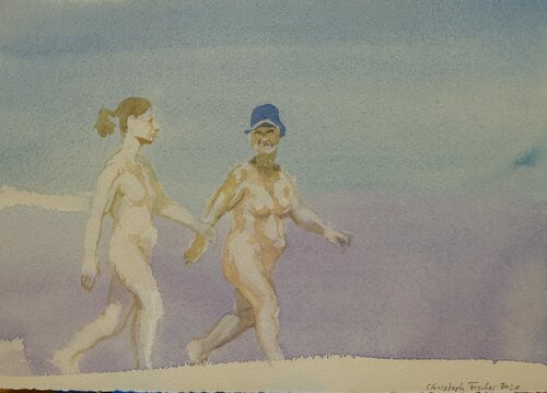 Ungleiches Paar by Christoph Fischer, Painting for Sale on Select