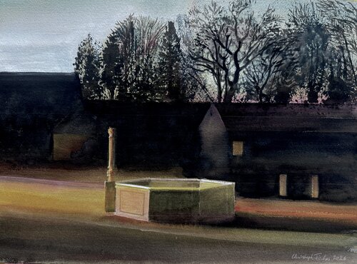Brunnen by Christoph Fischer, Painting for Sale on Select