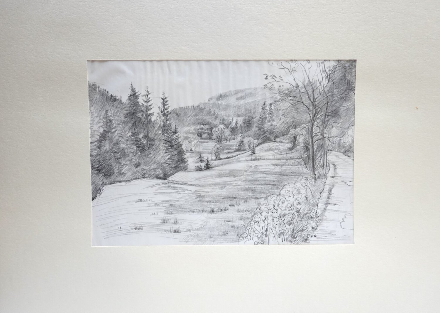 21 Wutach Christoph Fischer Drawing for sale