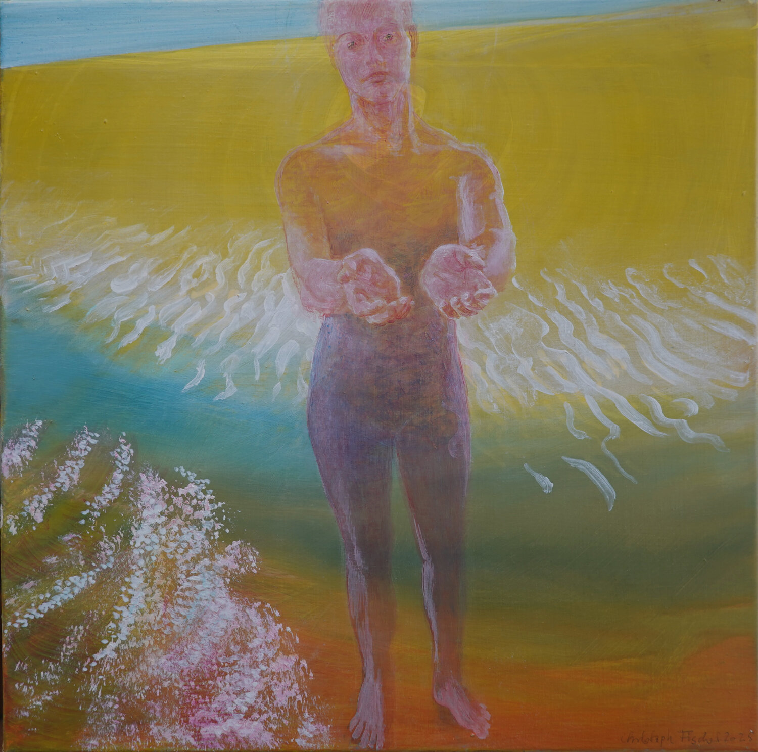 Die Hände Christoph Fischer Original painting for sale