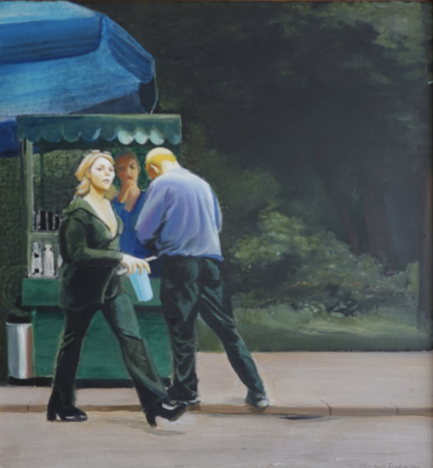 Milch des Westens Christoph Fischer Original painting for sale