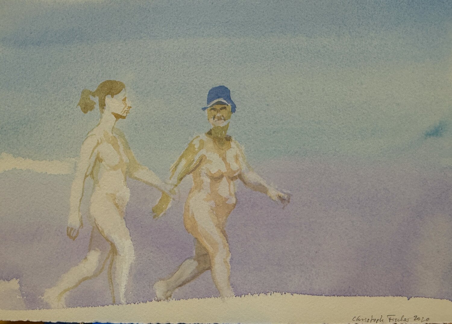Ungleiches Paar Christoph Fischer Original painting for sale