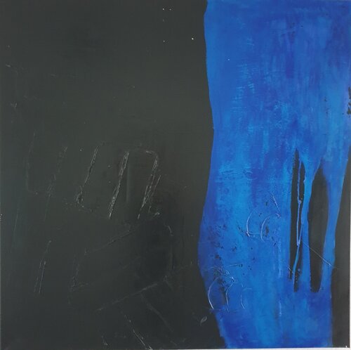 Acrylbild "Strömung" by Irene Schlik, Painting for Sale on Select