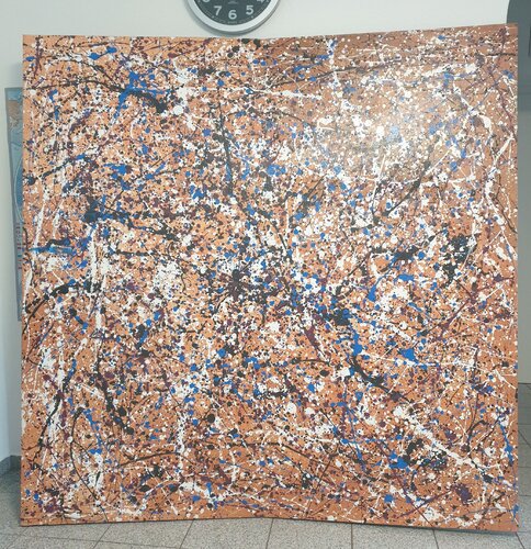 Acryl Bild XXL " Kornfeld"   190cm x 180cm x 4cm by Irene Schlik, Painting for Sale on Select