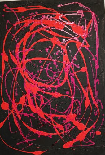 Acryl Bild "Wirbel" by Irene Schlik, Painting for Sale on Select