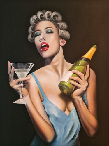 ANTICIPATION by Olga Pursches, Painting for Sale on Select
