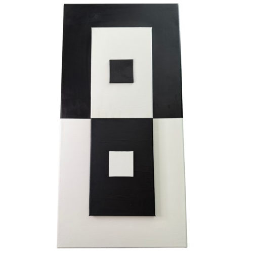 Spiegel der Dualität by Melanie Meyer, Painting for Sale on Select