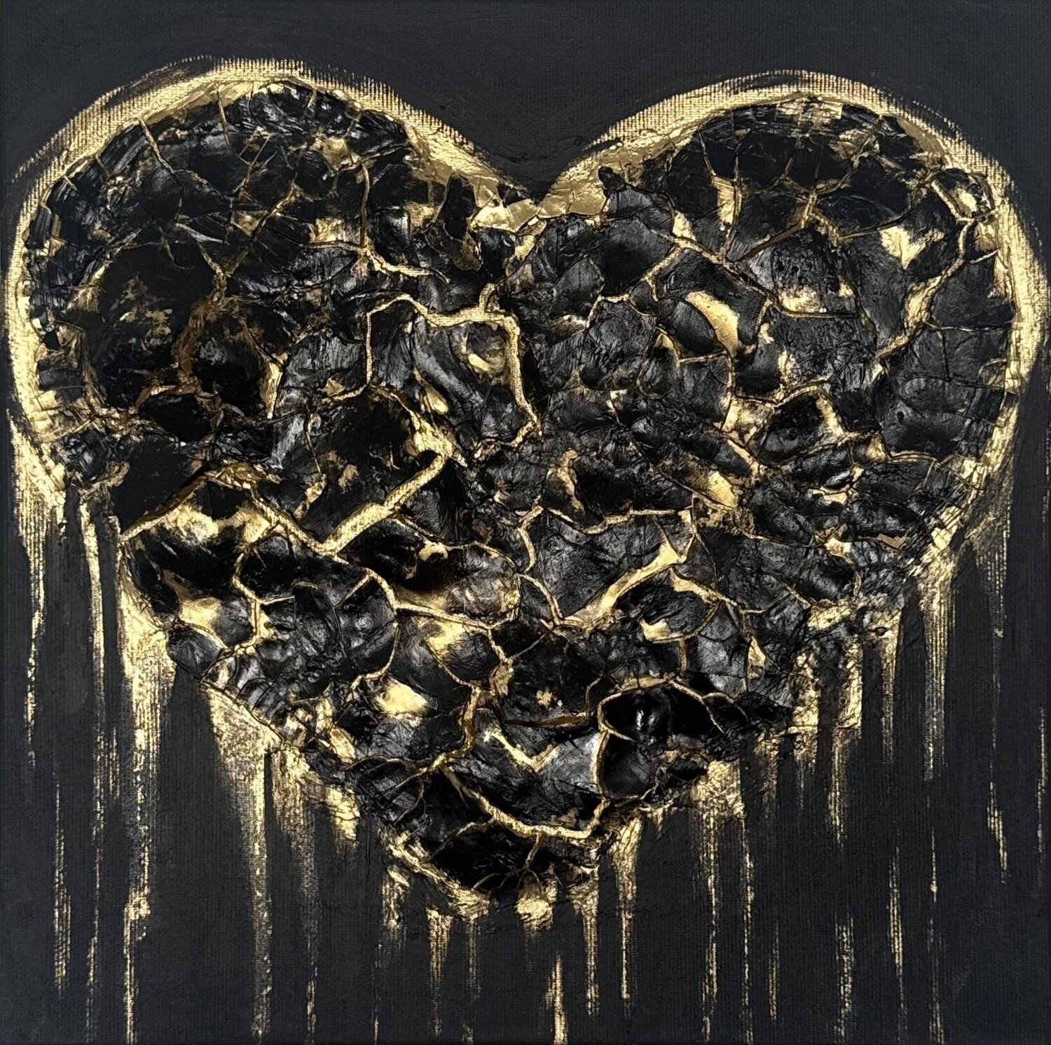 Broken Heart 1 Melanie Meyer Original painting for sale