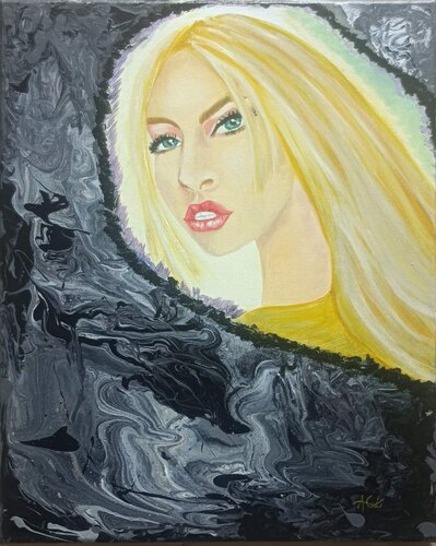 Sindra by laetitia GUADAGNA ASCIAK, Painting for Sale on Select