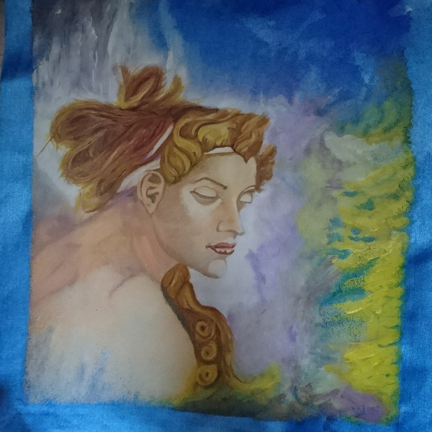 LA pensé de DELPHINE laetitia GUADAGNA ASCIAK Original painting for sale
