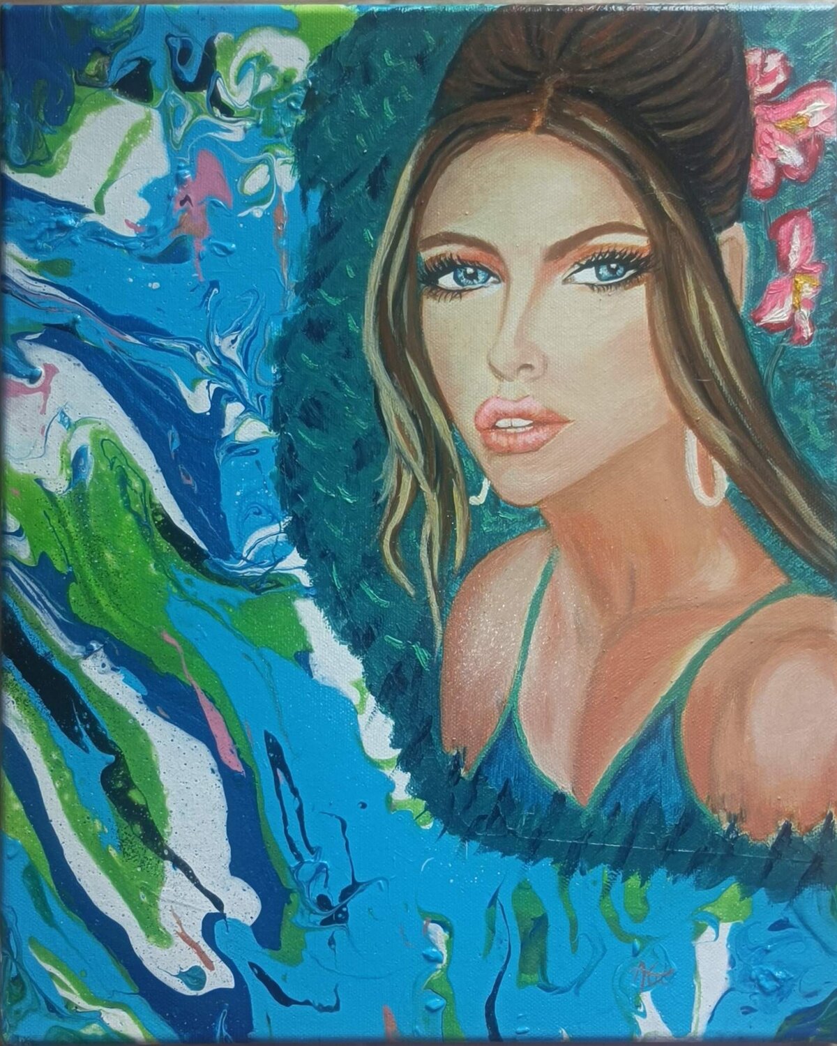 Jade laetitia GUADAGNA ASCIAK Original painting for sale