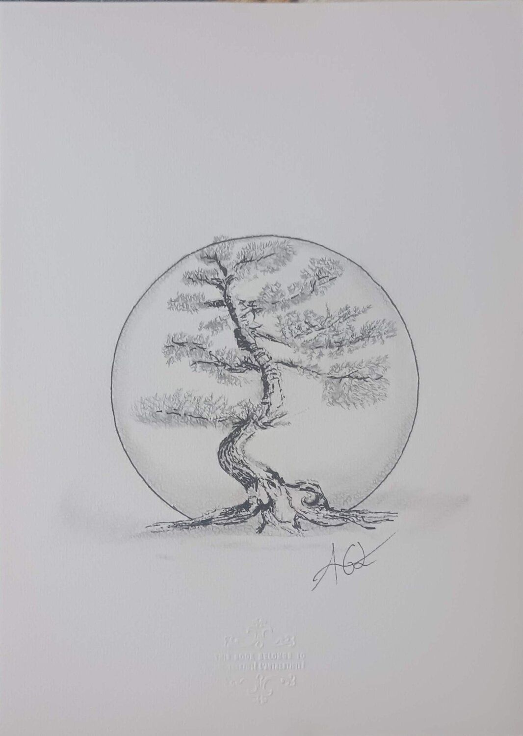 L'arbre de vie laetitia GUADAGNA ASCIAK Drawing for sale