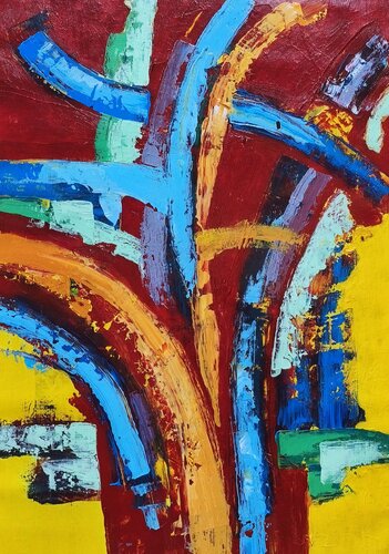 Baobat by Aramís Justiz, Painting for Sale on Select