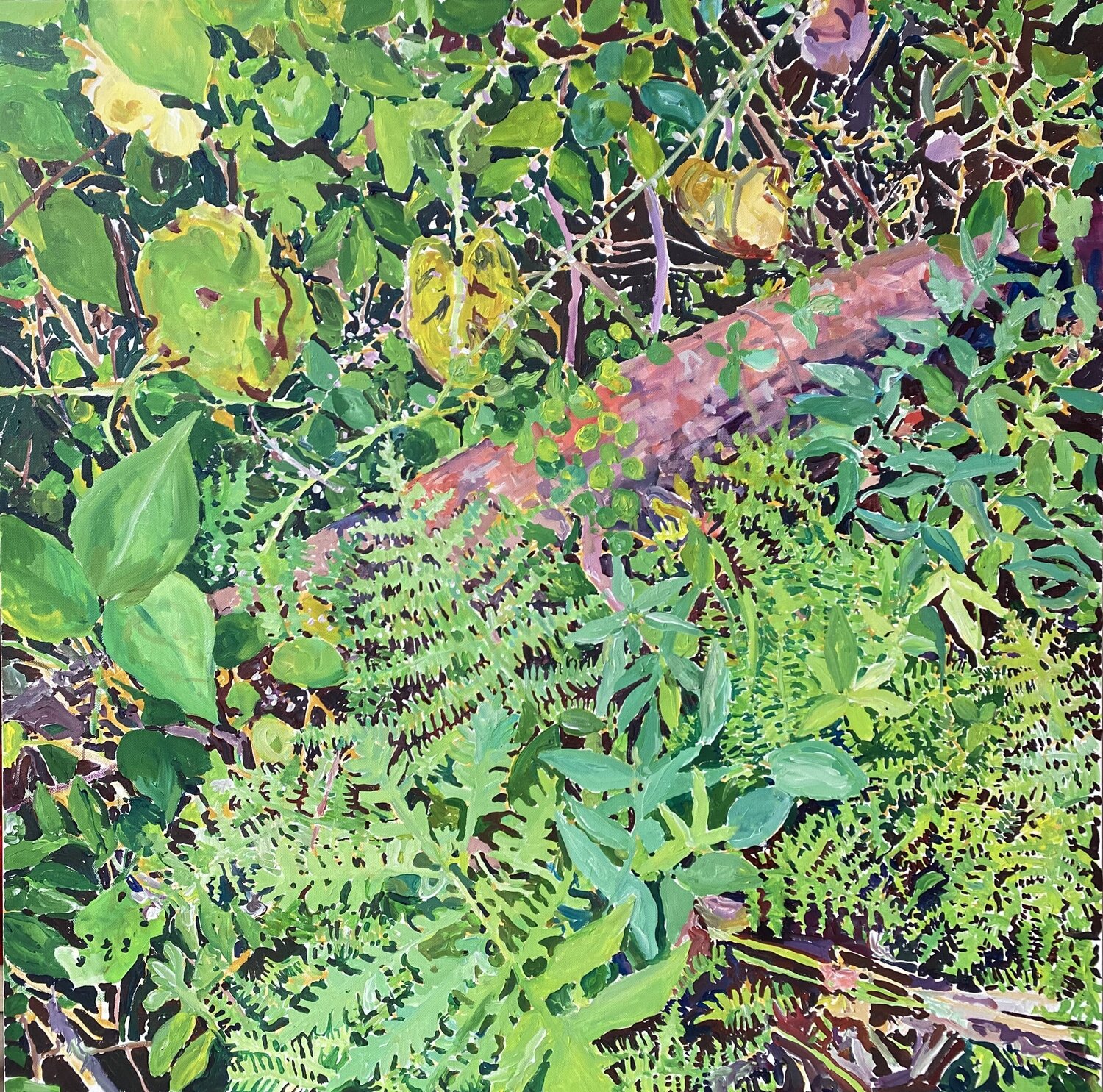 Ground View 2 Leigh Pawling Original painting for sale