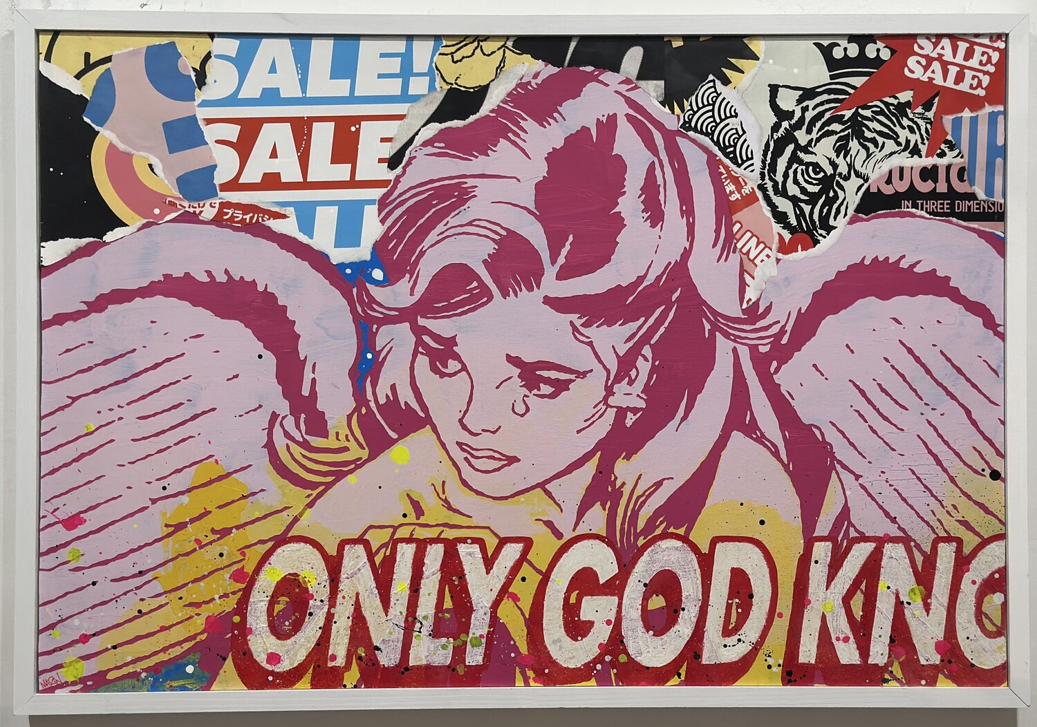 Only God Knows Daniel Marin Original painting for sale