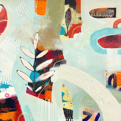 Deco Botanical by Alison Gilbert, Painting for Sale on Select