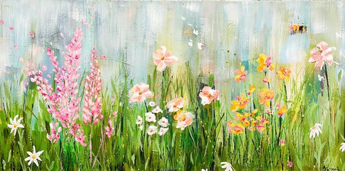 May Meadow by Alison Gilbert, Painting for Sale on Select