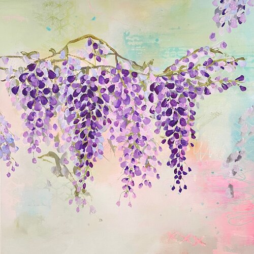 Wisteria by Alison Gilbert, Painting for Sale on Select