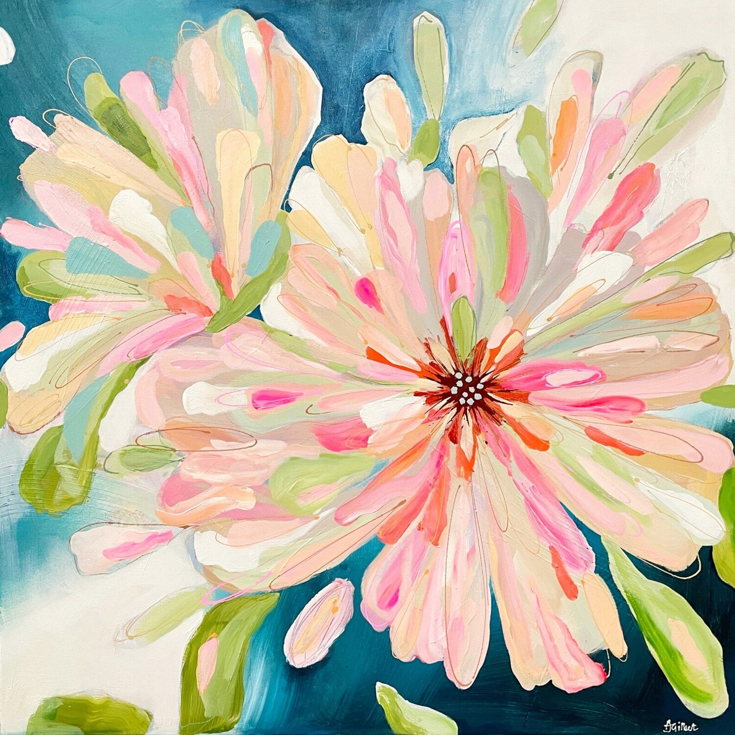 Bloom Large Alison Gilbert Original painting for sale