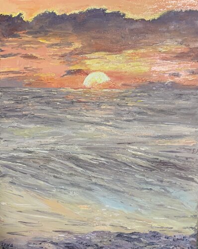 Peaceful time by Olena Dil, Painting for Sale on Select