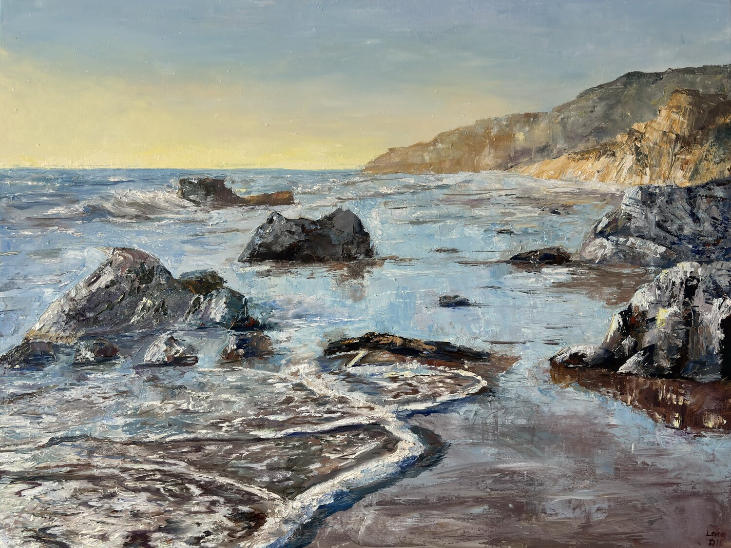 California dreaming Lena Dil Original painting for sale