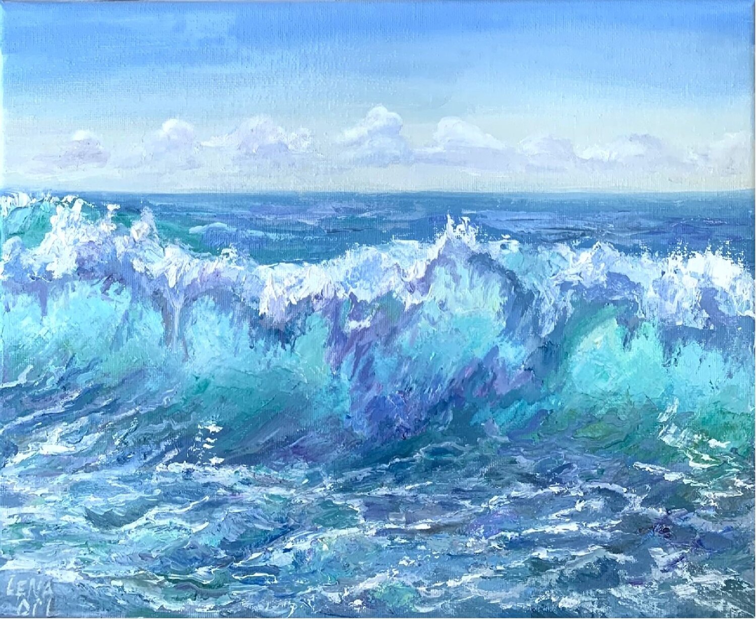Azure Olena Dil Original painting for sale