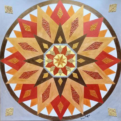 Rosa dei venti "Felicita" by Dino Puglisi, Painting for Sale on Select