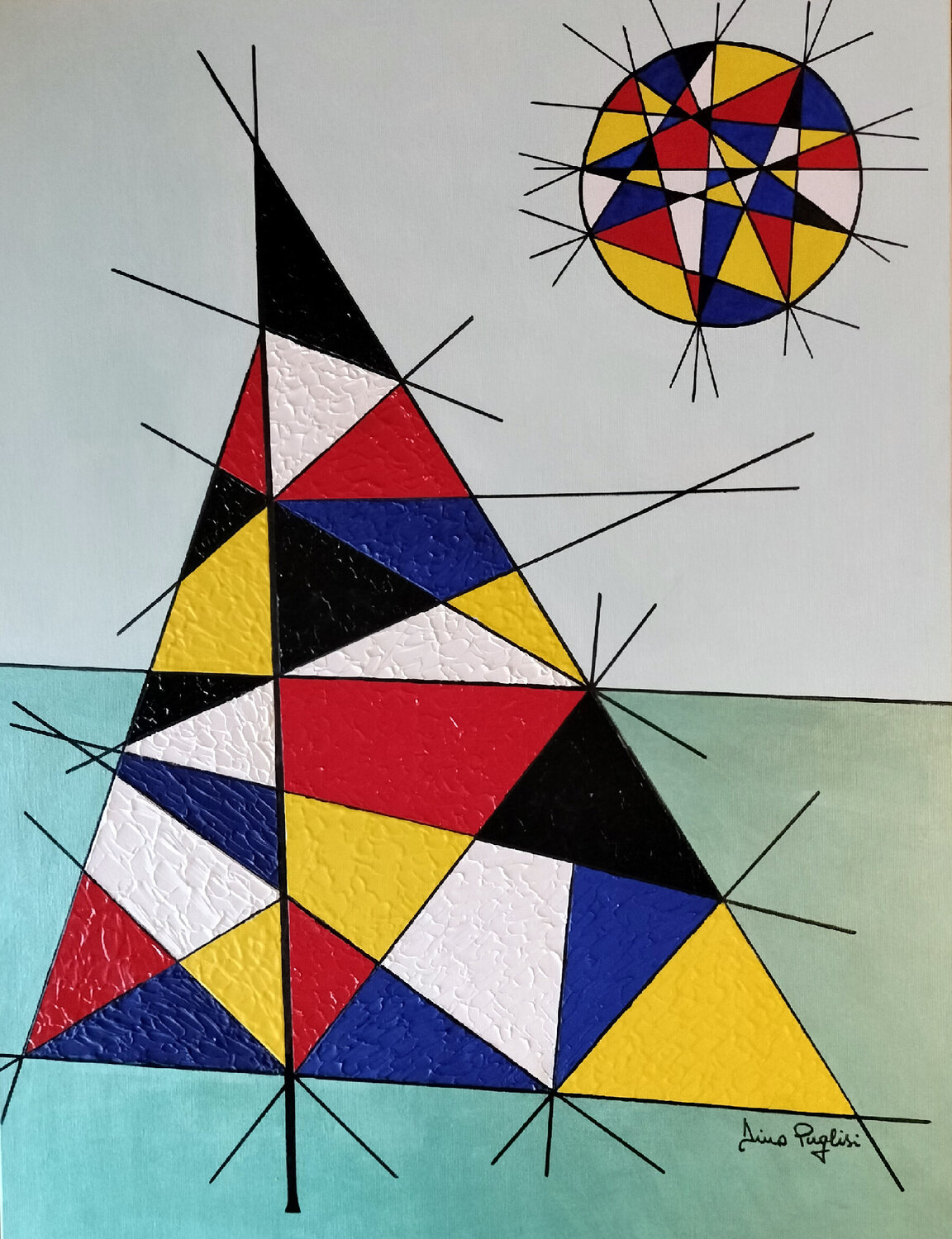 La vela Dino Puglisi Original painting for sale