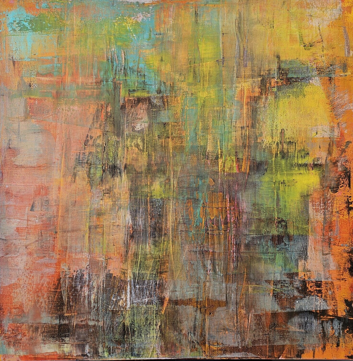 L'instinct Stéphane Droit Original painting for sale