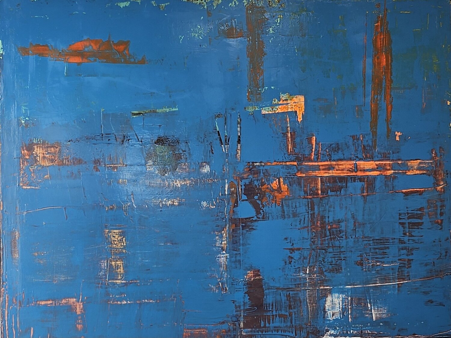 The Bridge Stéphane Droit Original painting for sale