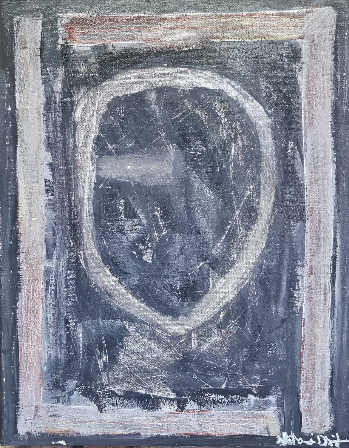 L'incertitude Stéphane Droit Original painting for sale