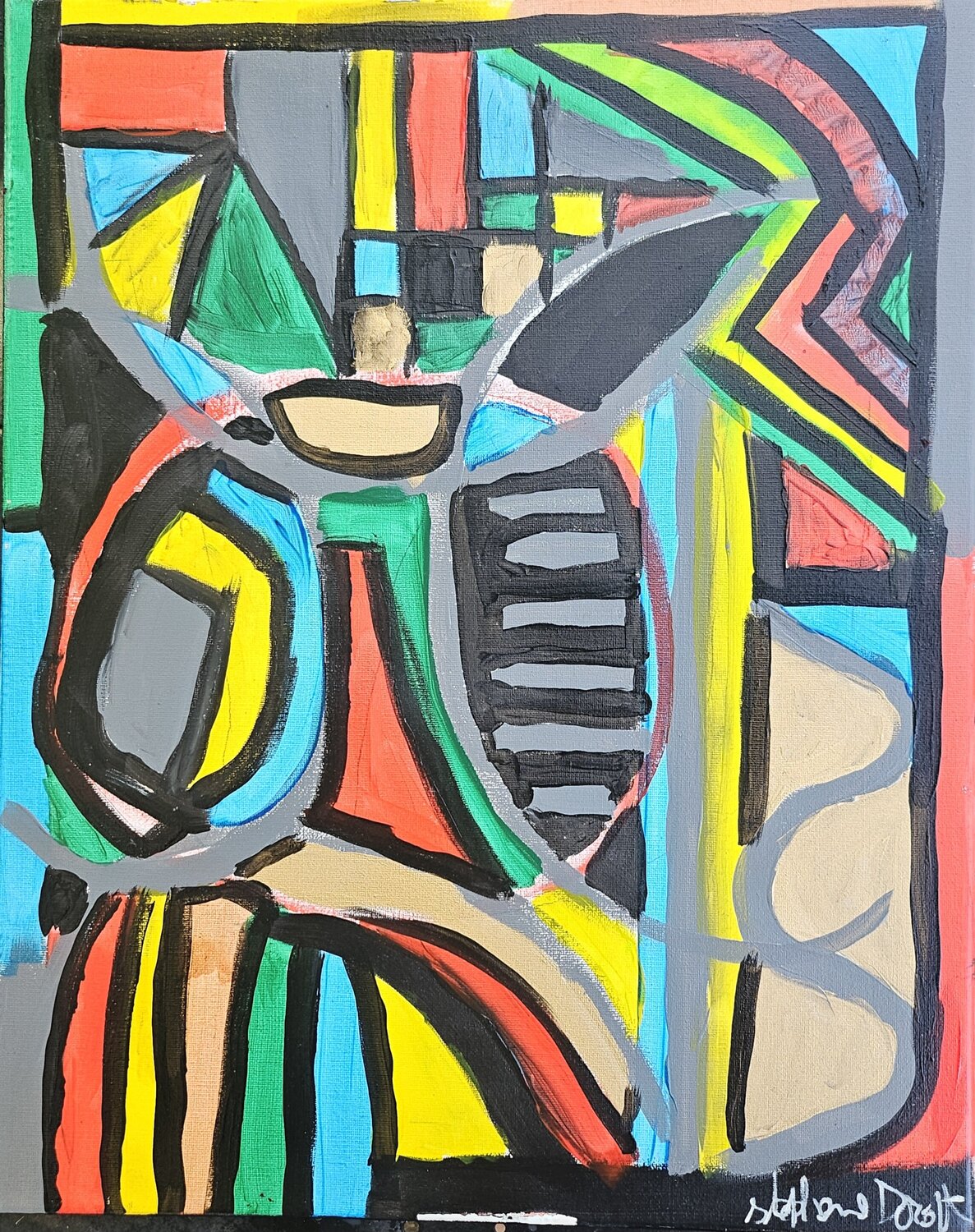 Euphorie Stéphane Droit Original painting for sale