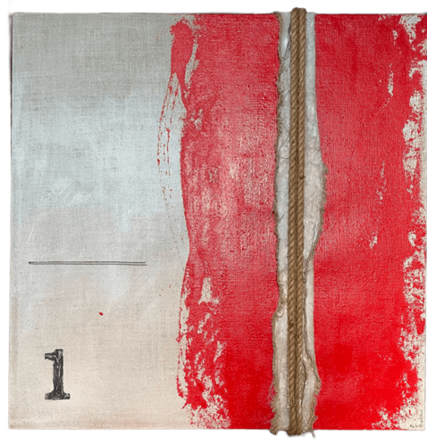 ROSSO 120726 by PAOLO NAPOLITANO, Painting for Sale on Select
