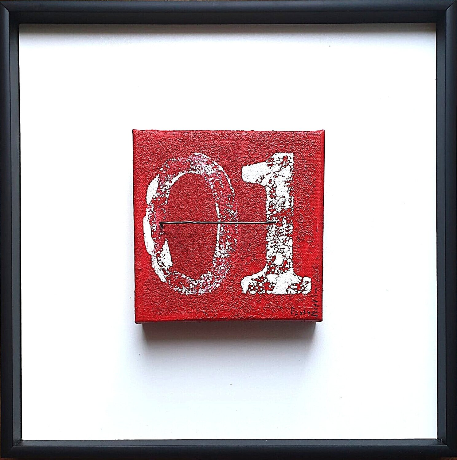 Zero Uno 020925 PAOLO NAPOLITANO Original painting for sale