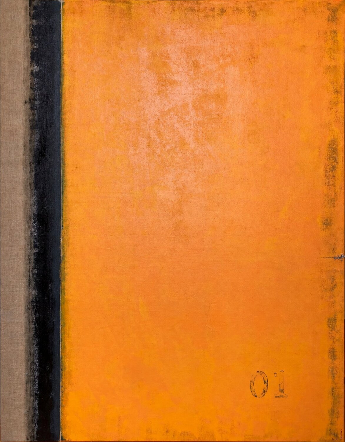 Orange 130926 PAOLO NAPOLITANO Originalgemälde zu verkaufen