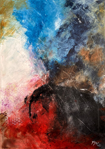 L'esodo dell'elefante by YŪREI, Painting for Sale on Select