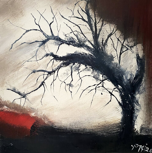 Un albero, una sera by YŪREI, Painting for Sale on Select