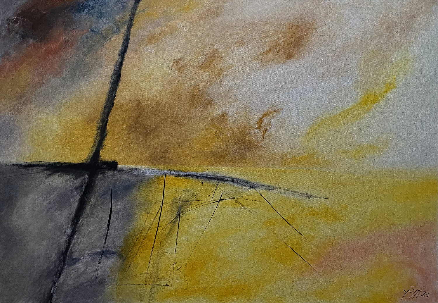 Equilibrio YŪREI Original painting for sale