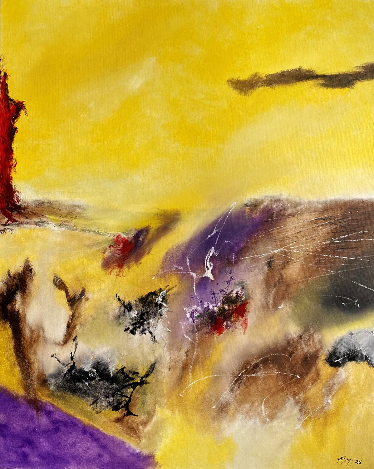Inaspettato mattino YŪREI Original painting for sale