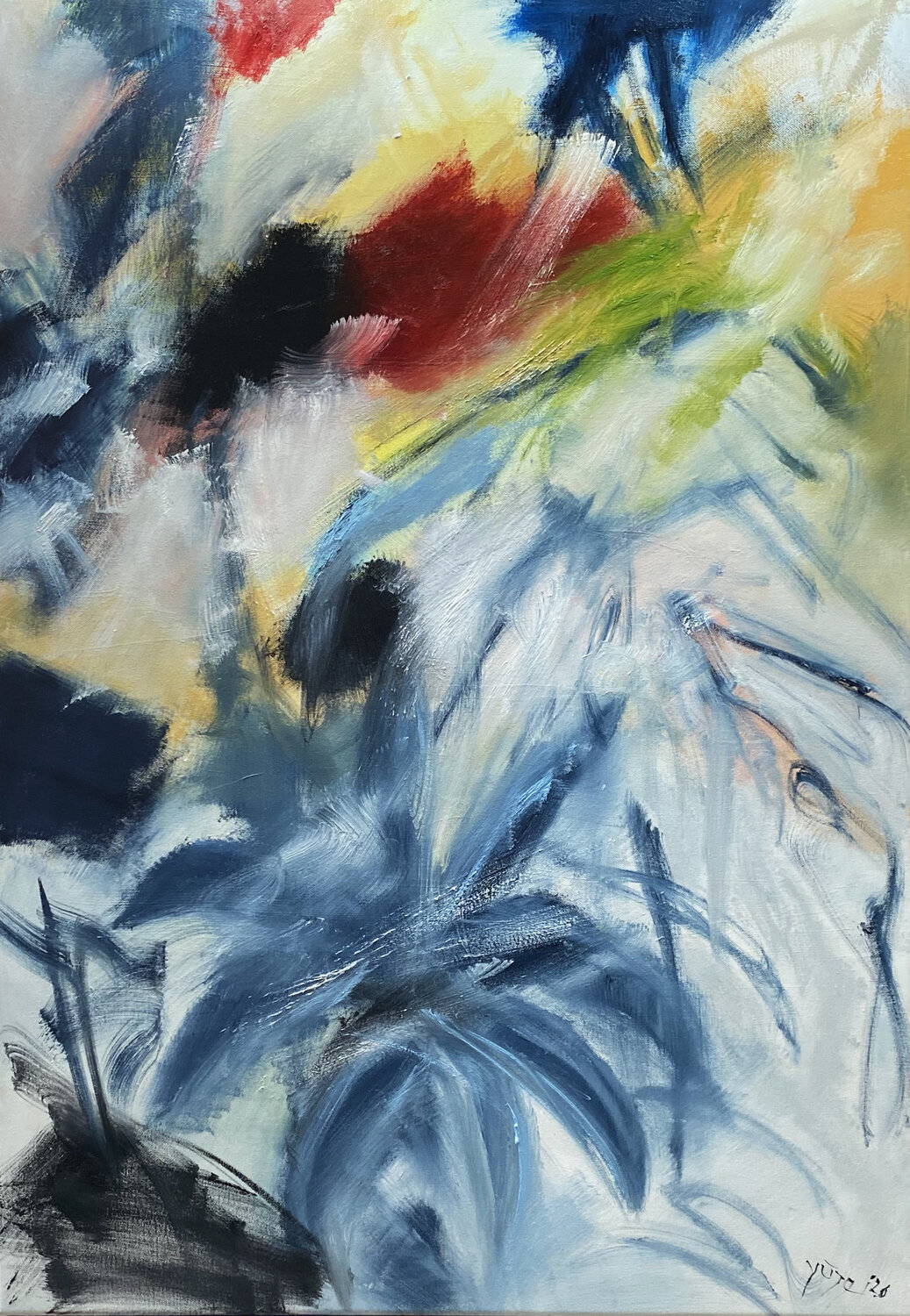 Lost flower YŪREI Original painting for sale
