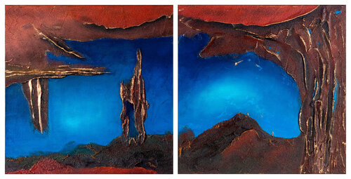 Blick in die Unendlichkeit 2er-Set by Fortuna Per, Painting for Sale on Select