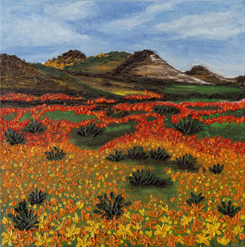 Im Rausch der Wildblumen by Fortuna Per, Painting for Sale on Select