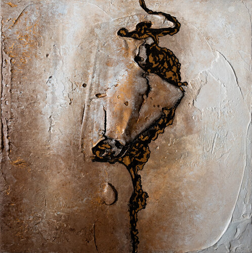 Tanz im warmen Wüstenlicht by Fortuna Per, Painting for Sale on Select