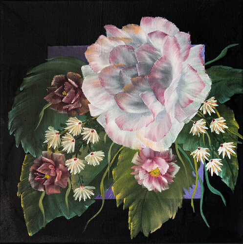 Silent Blossoms by Fortuna Per, Painting for Sale on Select